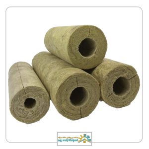 پشم سنگ لوله ای ضخامت 5 سانت