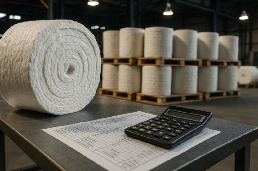 قیمت پشم سرامیک رولی