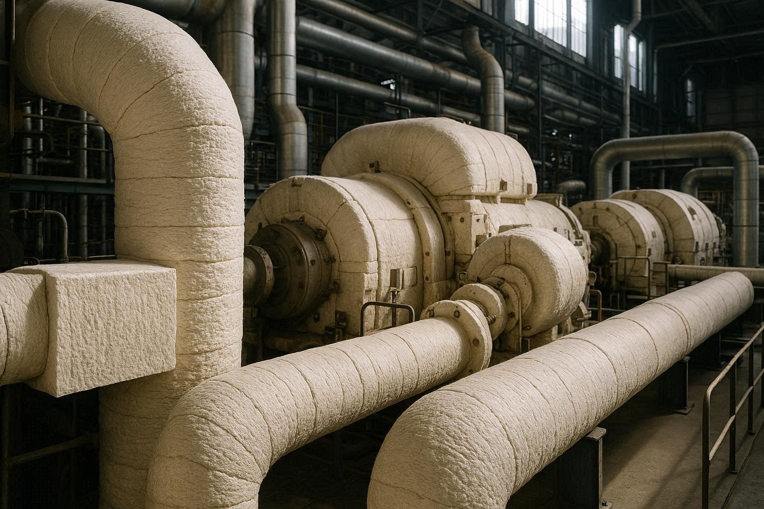 پشم سررامیک مخصوص نیروگاه