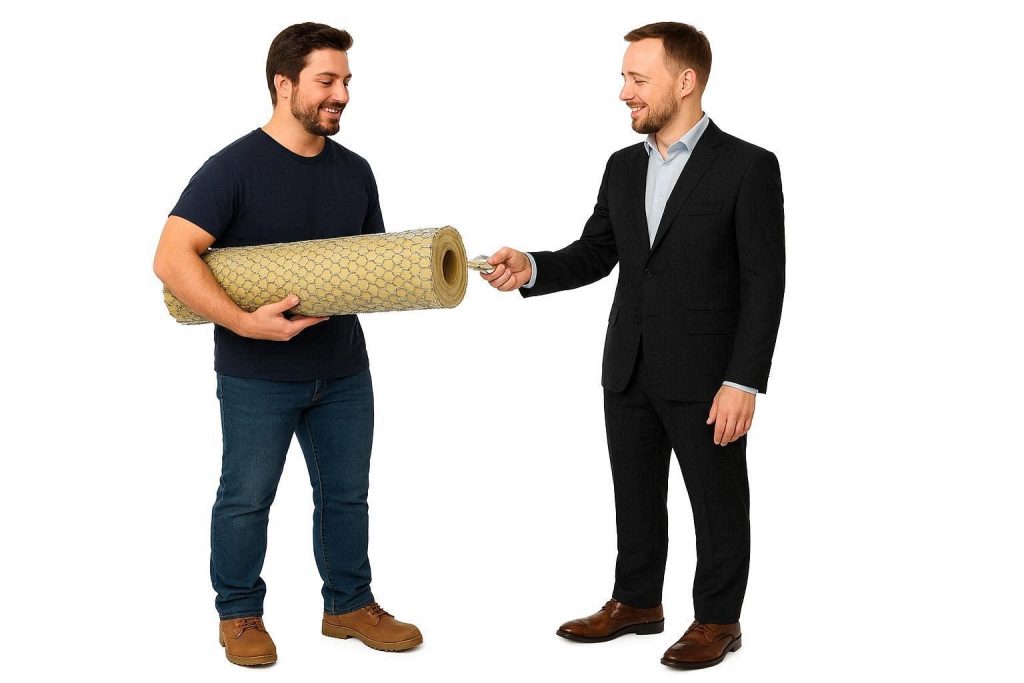 خرید پشم سنگ توری دار