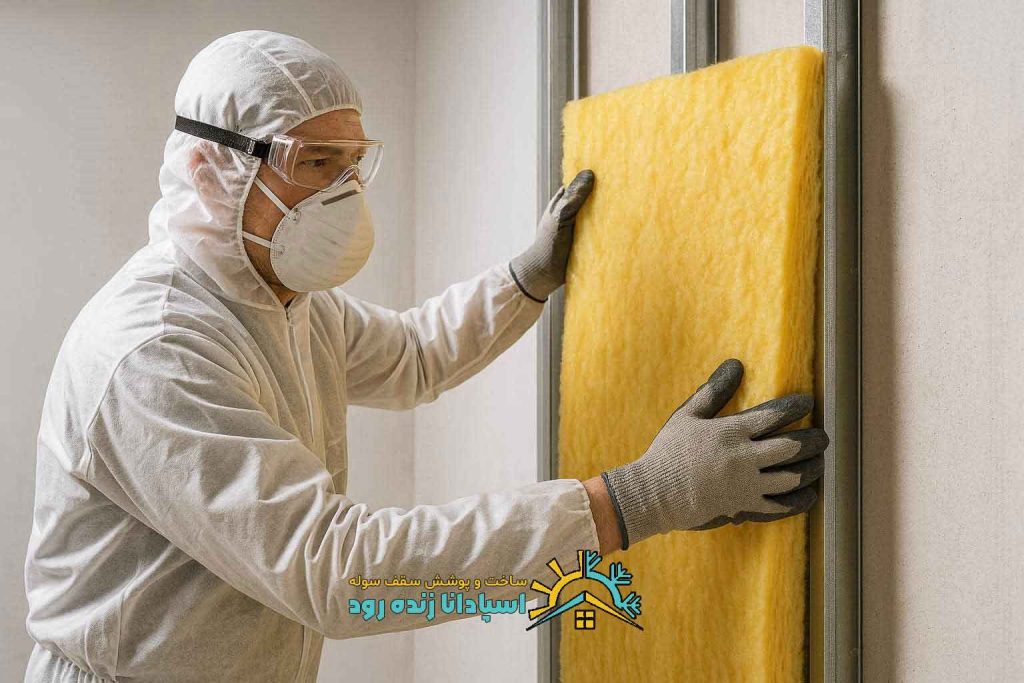 نکات ایمنی هنگام نصب پشم شیشه
