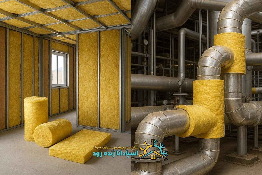 کاربرد پشم شیشه در صنعت و ساختمان سازی