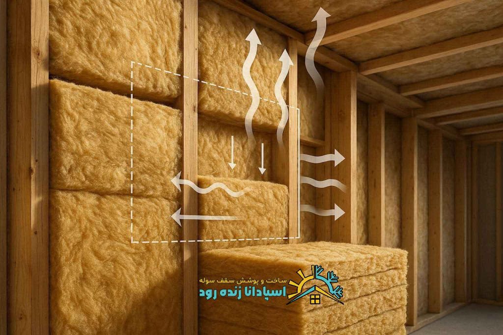 کاربرد پشم شیشه در عایق حرارتی ساختمان
