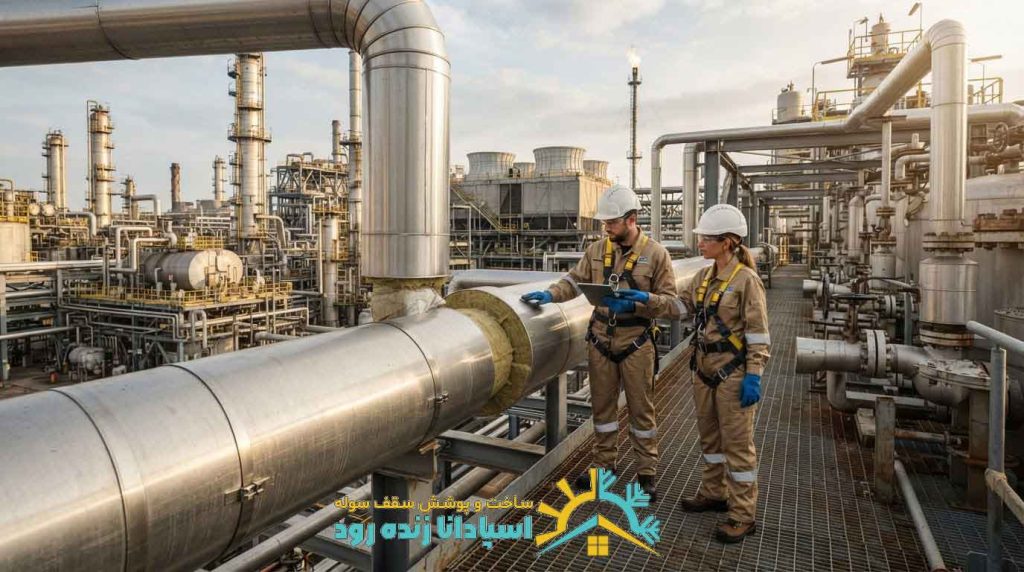پشم سنگ در صنایع پتروشیمی و نیرو گاهی